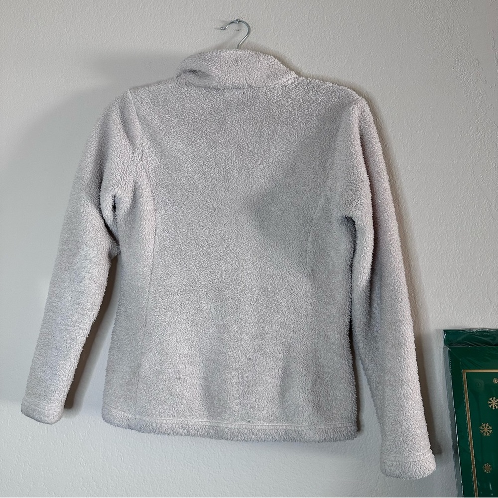 PATAGONIA cream Los Gatos quarter zip fleece pullover XS - Picture 11 of 16